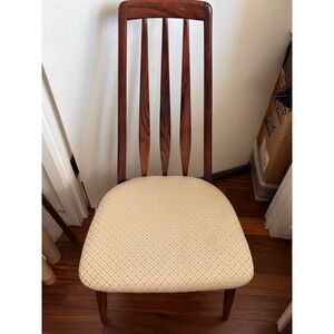 vintage 1960s "Eva" dining chair designed by Niels Koefoed for Koefoeds Møbelfa